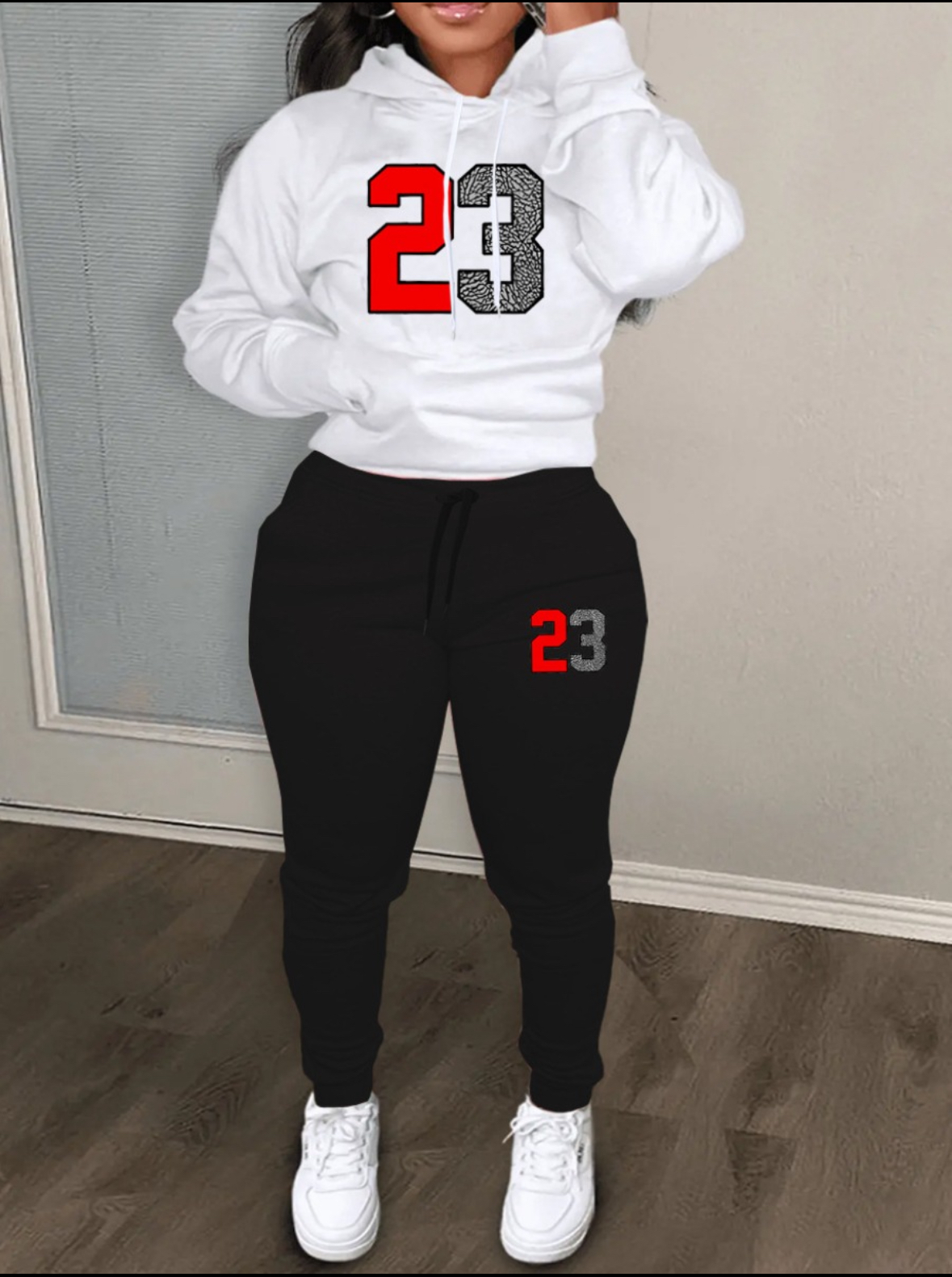 23 Graphic Hoodie & Jogger Set - Image 3