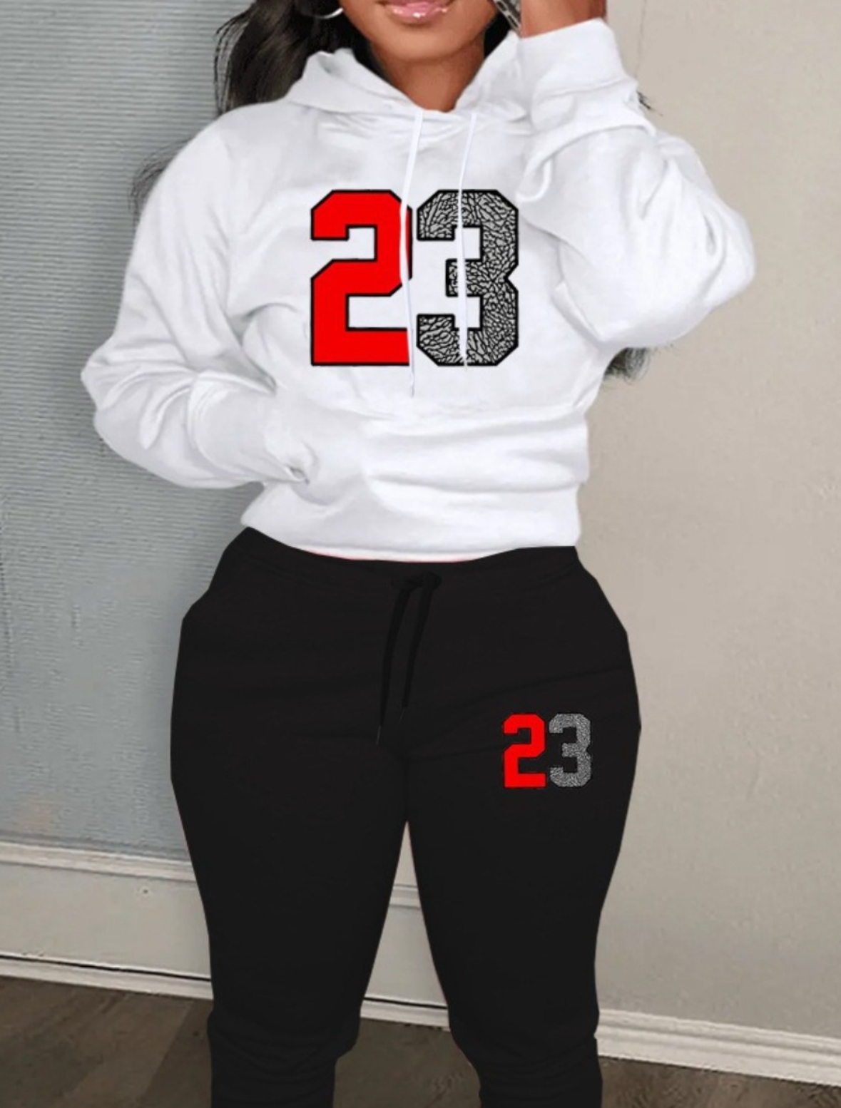23 Graphic Hoodie & Jogger Set