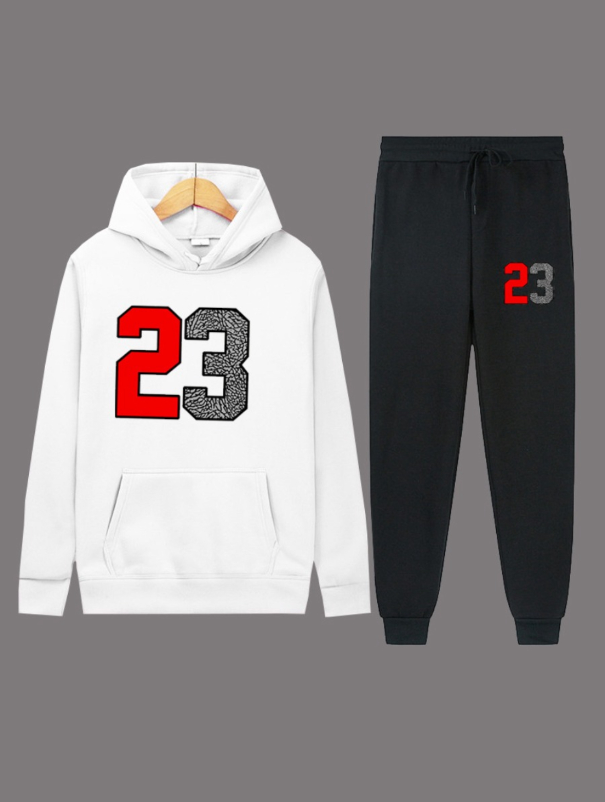 23 Graphic Hoodie & Jogger Set - Image 2